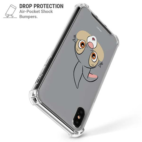 Disney Bambi Thumper Portrait iPhone XS Max Clear Case